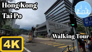 Walking in Hong Kong | 4K | TaiPo | Walking Tour | ASMR | 2024/May