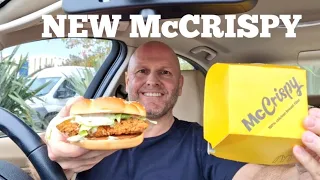 McDonald's NEW McCrispy Chicken Burger