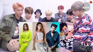 BTS reaction to Indian Tik tok | Tik tok transition videos | PeachyGlosss