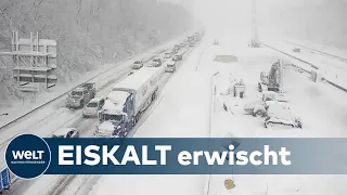 WINTERCHAOS: Schneemassen bremsen US-Präsident Biden und hunderte Autofahrer aus