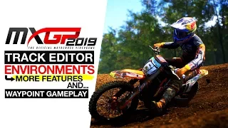 MXGP 2019 - Track Editor Environments & More Features - Waypoint Gameplay