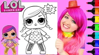 Coloring LOL Surprise Dolls Super BB Coloring Page Prismacolor Markers | KiMMi THE CLOWN