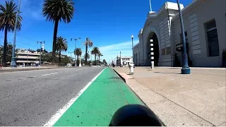 San Francisco Embarcadero Bike ride 4K