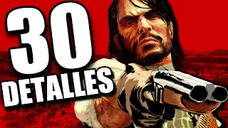 30 DETALLES ALUCINANTES de RED DEAD REDEMPTION