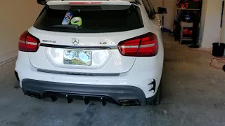 Blackout Emblems & Trim on Mercedes Benz GLA45 AMG, Easy DIY with some Tips and Tricks Plasti Dip