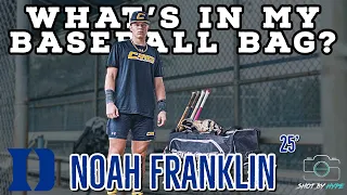 Whats In My Baseball Bag? FT. Noah Franklin A Catcher In The Class Of 2025 Committed To Duke