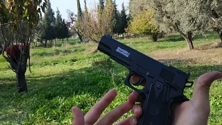 Swiss Arms P1911 Havalı Tabanca 25 Metre Atış