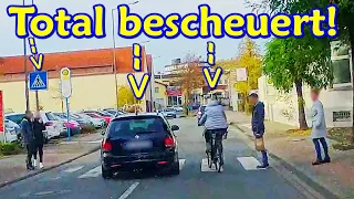 Unglaubliches Verhalten am Zebrastreifen, Ausbremsen und Schulterblick| DDG Dashcam Germany | #324