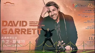 David Garrett - Shanghai, Guangzhou, Shenzhen