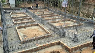 5 Days To Build The Strongest Concrete Foundation - Reinforced Concrete Construction Techniques