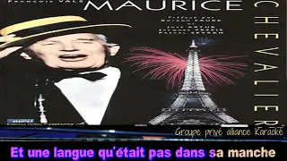 karaoké MAURICE LECHEVALIER - Ca C'est passé un Dimanche ( extrait )