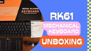 Unboxing new RK61!(Blue Switches) with Gameplay