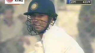 Rahul Dravid 200 & Sachin Tendulkar 122 and 213 runs stand 1st Test vs Zimbabwe Delhi 2000-01
