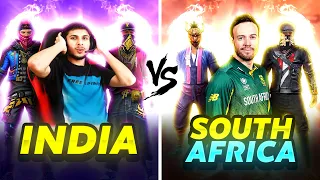 INDIA VS  SOUTH AFRICA  4 VS 4  CLASH SQUAD ||   #nonstopgaming  - FREE FIRE LIVE