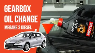 Change the gearbox oil Megane mk3 1.5 dCi 🛢