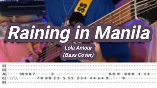 Raining in Manila |©Lola Amour |【Bass Cover】with TABS