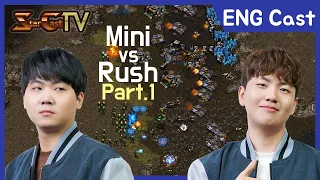 [ENG] Mini vs Rush on Largo (Bo5, Part1) - Starcraft Remastered (StarCastTV English)