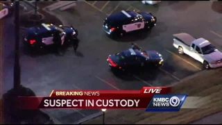 Johnny Rowlands in NewsChopper 9 helps capture suspect who fled police