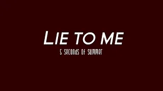 Hit the Button Karaoke - Lie to Me (Originally Performed by 5 Seconds of Summer)