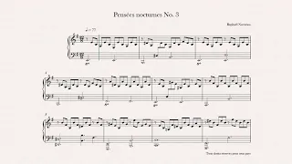 Pensées nocturnes No. 3 (Piano Sheet Music)