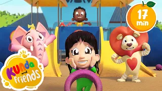 The Shapes Song + More Nursery Rhymes | Learning Videos For Kids | Kids Songs | Kunda & Friends