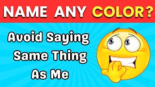Avoid Saying The Same Thing As Me | Quizzer Bee