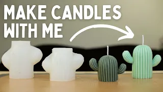 Make Candles with Me - Cactus Candles!
