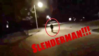 5 Slenderman caught on camera|scary videos