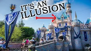 The Disney Castle optical ILLUSION