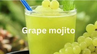Refreshing Grape mojito receipe l Sip and chill with delicious twist l easy receipe