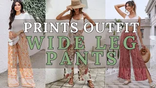 Stylish Summer Wide Leg Pants with Prints: Elevate Your Warm-Weather Wardrobe | 2024 Fashion Trends