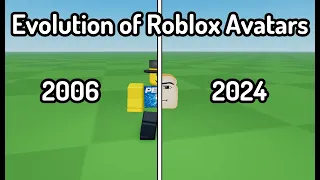 Evolution of Roblox Avatars (2006-2024)