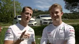 Nico Rosberg: Trailer Hockenheim GP with Michael Schumacher