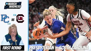 Presbyterian Blue Hose vs South Carolina Gamecocks | Full Game Highlights | NCAA Tournament Reaction