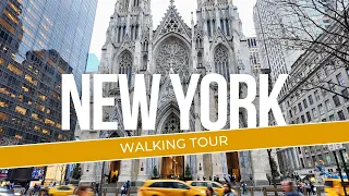 Relaxing Day Walk in NEW YORK CITY 🗽 MIDTOWN MANHATTAN Tour NYC