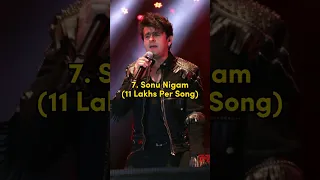 Top 10 Highest Paid Singers in Bollywood #shorts #top10 #viral #singer