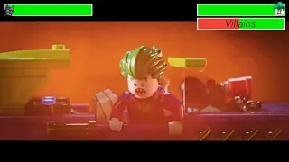 Lego Batman vs. Lego Joker & Henchmen with healthbars