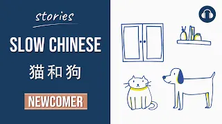 猫和狗 | Slow Chinese Stories Newcomer | Chinese Listening Practice HSK 1/2