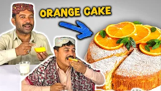 People Trying! BEST ORANGE CAKE For The First Time