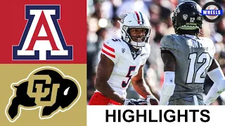 #21 Arizona vs Colorado Football (Great Game!) | Week 11 | 2023 College Football Highlights