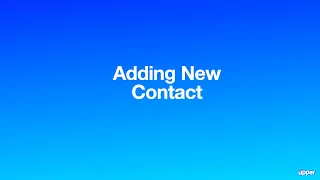 Adding New Contacts | Upper Solo