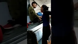 transgender wants money for army boy  in train