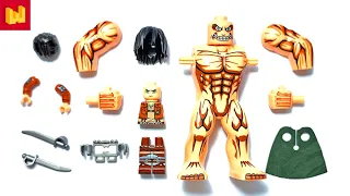 LEGO Eren Yeager and Eren Titan from Attack on Titan | series Anime