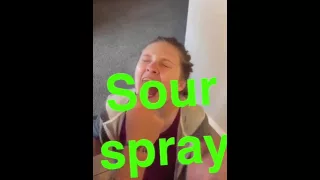Sour Spray Challenge (fast speed)