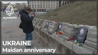 Ukraine commemorates more than 100 killed in 2014 protests