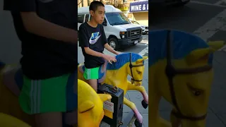 1990s Pony kiddie ride "Kiddie's Pony" (Yellow; High pitch; Replaced)
