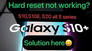 Samsung S10 , S10 Plus Hard Reset | Not Working Solution | All Samsung Hard Reset android #hardreset