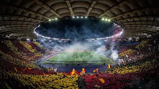 64.000 AS Roma Fans Singing The Anthem!