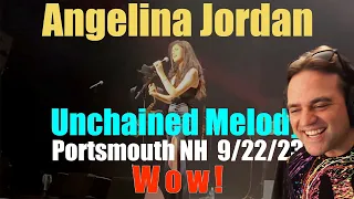Angelina Jordan reaction - Unchained Melody - Portsmouth NH Sept. 22, 2023.