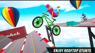 BMS Cycle Stunt: Bicycle Race / Cycle Game / Android gameplay #2 || Gamer Altaf ||